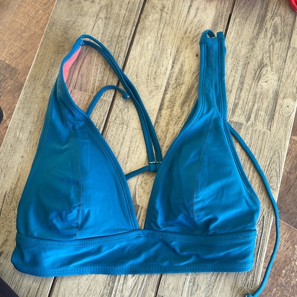 Bikini swim top bundle x3 white, pink, turquoise - Picture 4 of 5